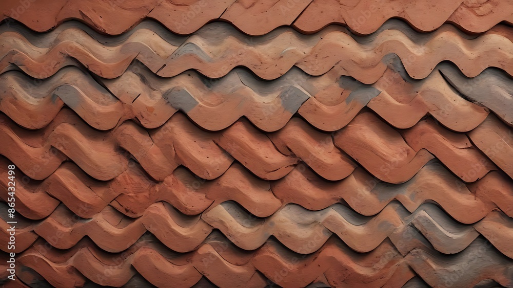 Abstract bricks color combination wooden texture background.