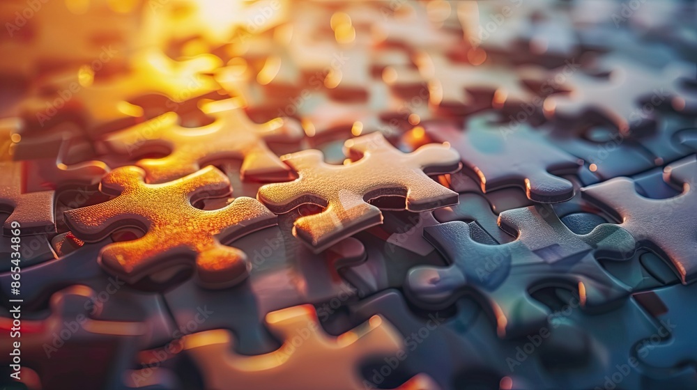 Jigsaw puzzle connecting together. Team business success partnership or teamwork. Jigsaw puzzle connecting together. Team business success partnership or teamwork.