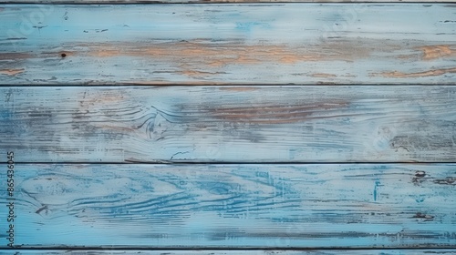 Wallpaper Mural Weathered Blue Wooden Plank Background Torontodigital.ca