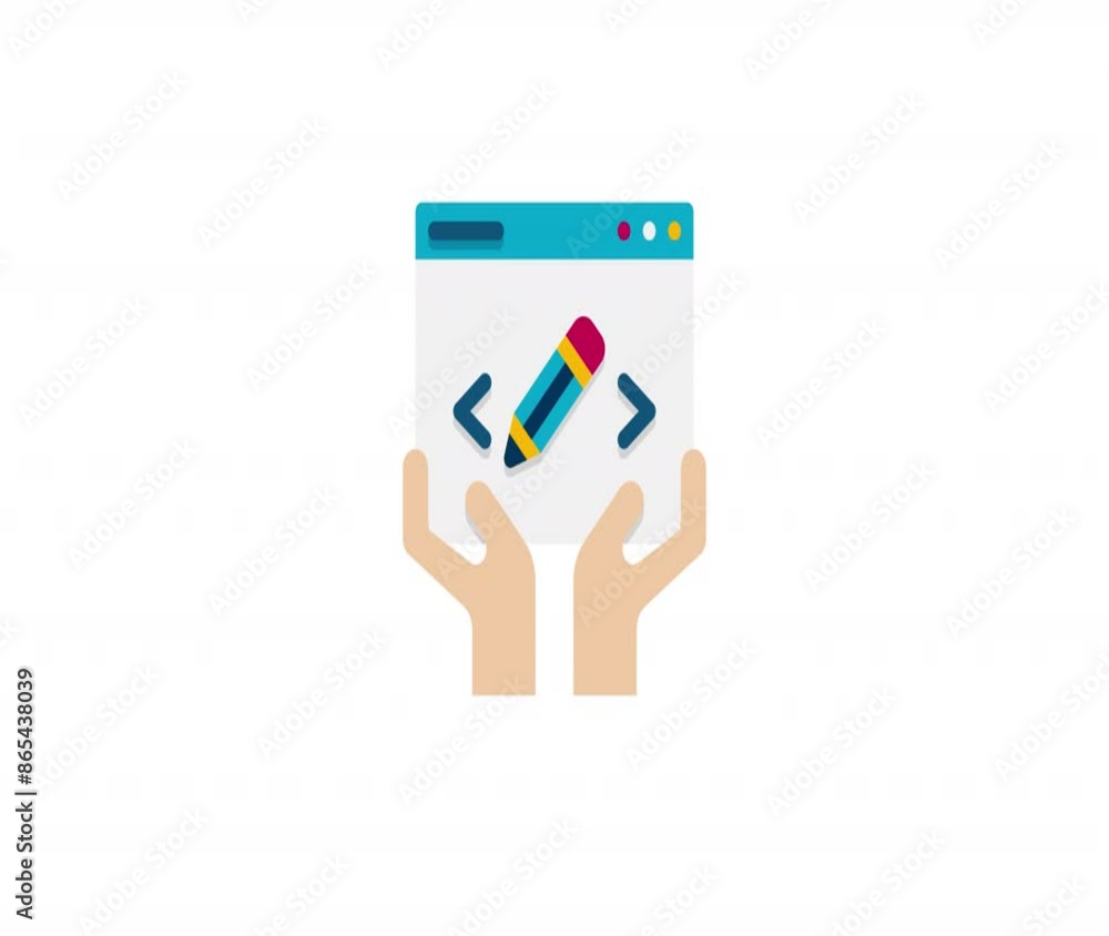 Custom Coding Icon Animation Custom Coding Icon Animation