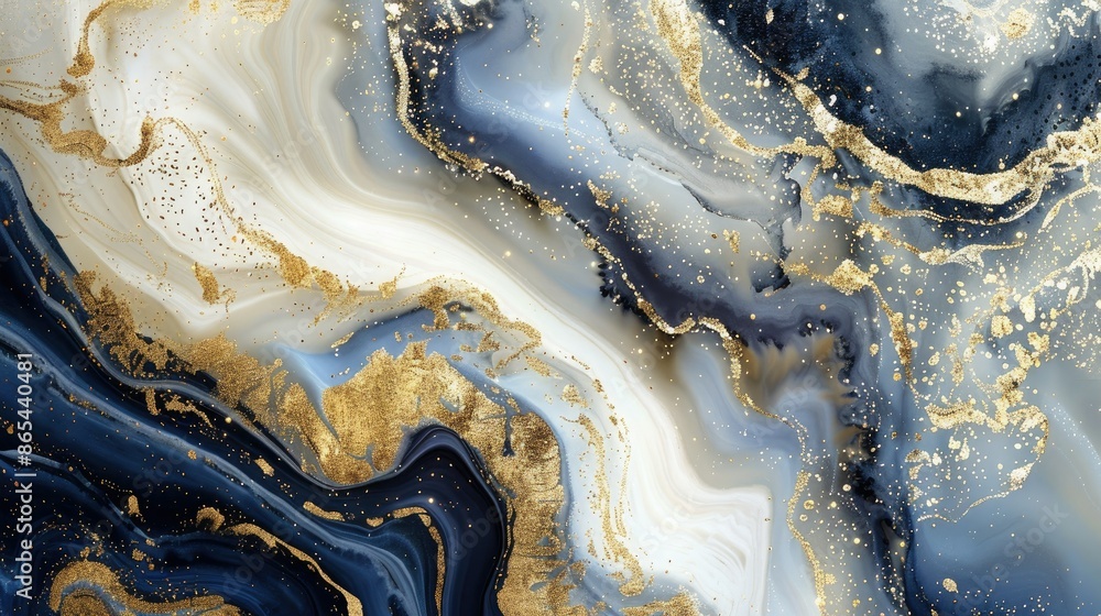 Abstract wallpaper with navy, gold, beige, white and soft glitter for use as a background. Feels soft and nourished. Abstract wallpaper with navy, gold, beige, white and soft glitter for use as a background. Feels soft and nourished.