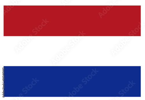 Netherlands national flag flag flat vector illustration 