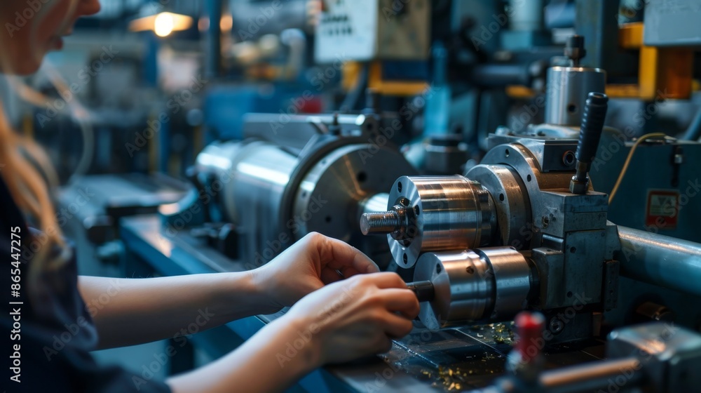 Metalworking Lathe Operation - Generative AI Metalworking Lathe Operation - Generative AI