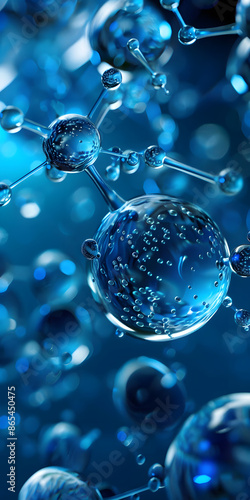 Estrutura Molecular Simples da Água