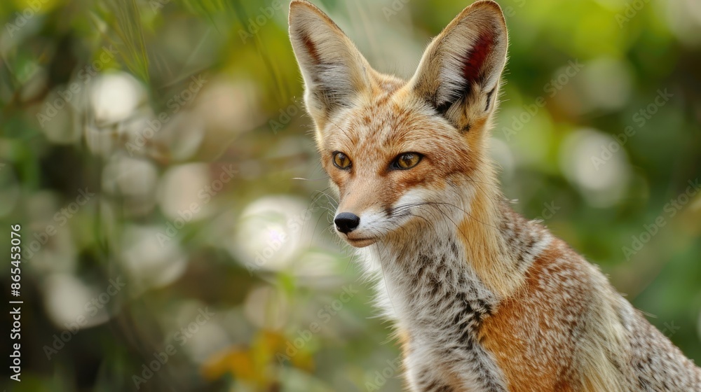 a rare wild Indian fox a rare wild Indian fox