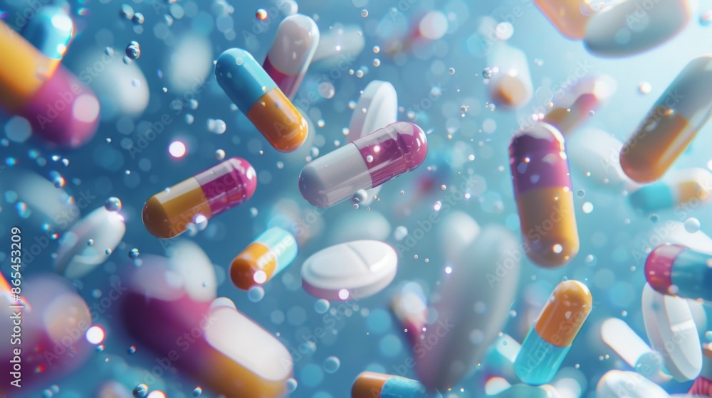 Floating Capsules and Tablets - Generative AI Floating Capsules and Tablets - Generative AI