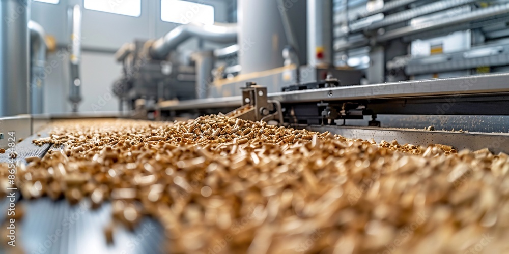 Biomass heating systems use pellet boilers for sustainable heat. Biomass heating systems use pellet boilers for sustainable heat.