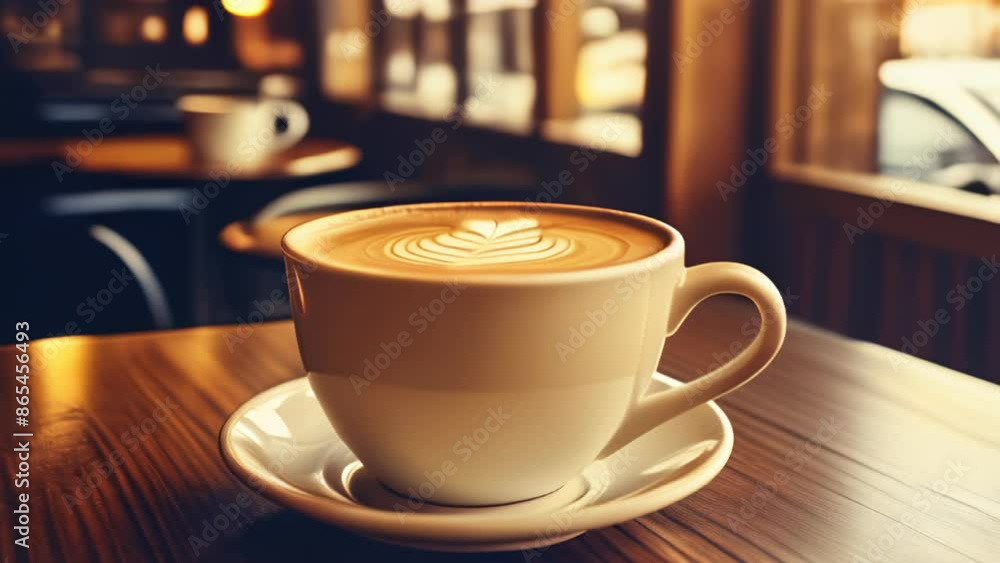 A moment of tranquility with a perfectly crafted coffee A moment of tranquility with a perfectly crafted coffee