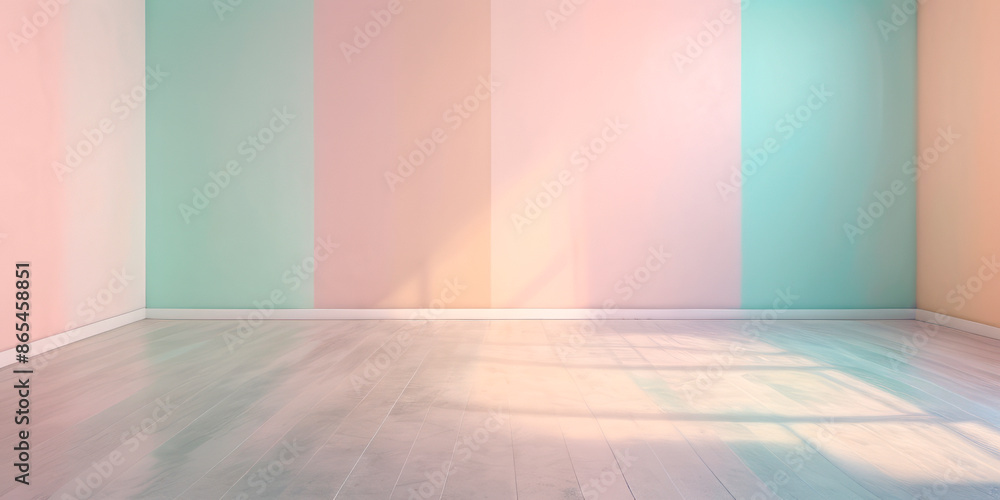 an empty gradient room with sunlight on the wall an empty gradient room with sunlight on the wall