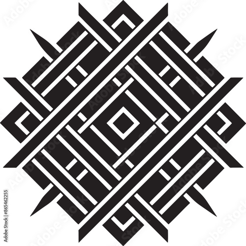 minimal Crosshatch pattern texture black and white