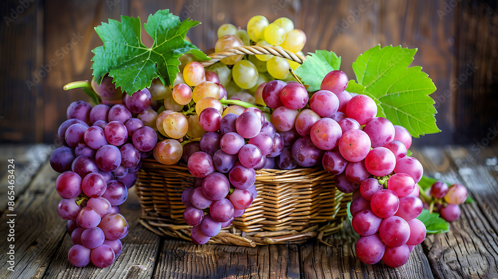 Grapes, bunches of grapes, fresh ripe berries Grapes, bunches of grapes, fresh ripe berries