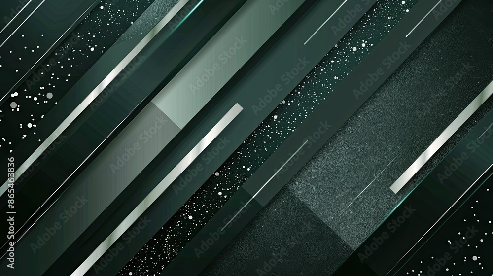 Line and geometric graphic background, dark mint color and silver, vector illustration. Background image Line and geometric graphic background, dark mint color and silver, vector illustration. Background image