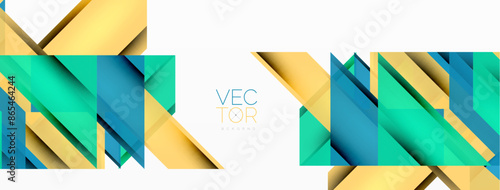 Speed and sport geometric background. Color lines dynamic template for wallpaper, banner, background or landing