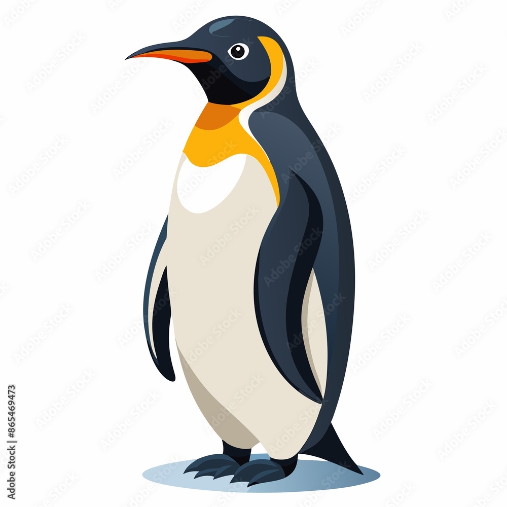penguin isolated on white background penguin isolated on white background