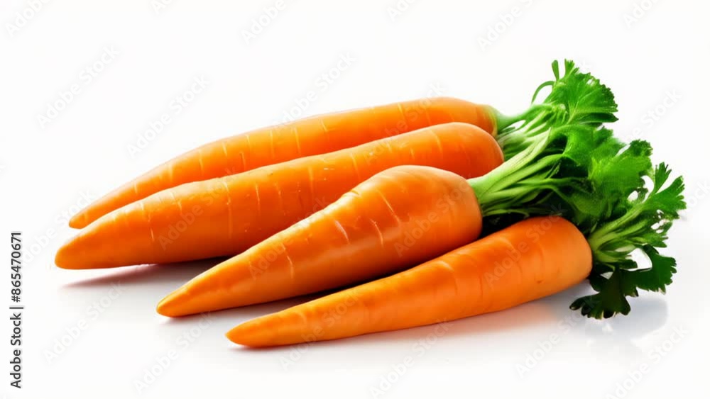 Fresh vibrant carrots ready for a healthy meal Fresh vibrant carrots ready for a healthy meal
