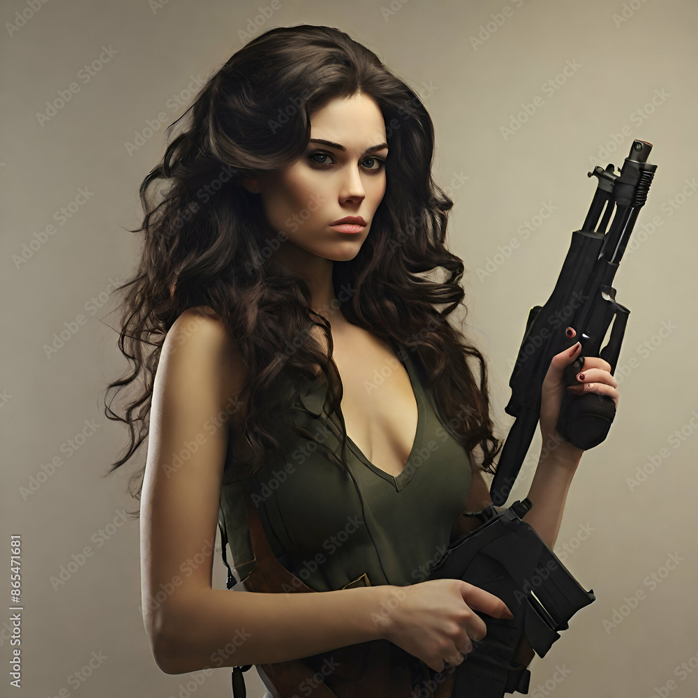 woman with gun woman with gun