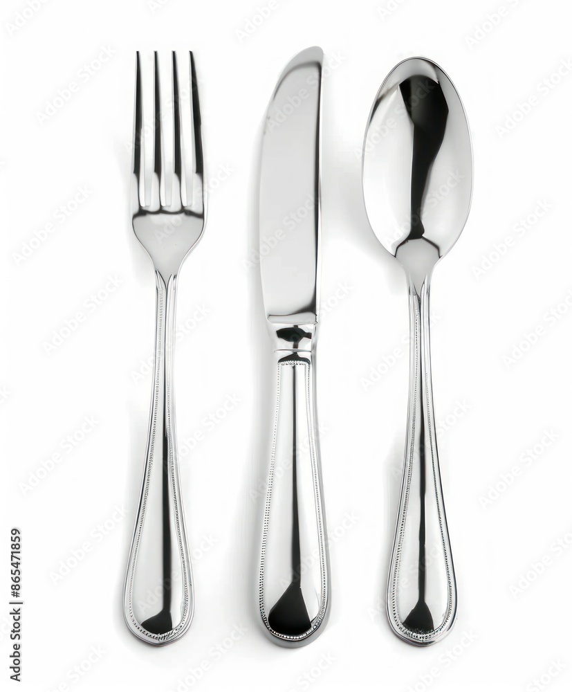 Elegant Silverware Set Elegant Silverware Set