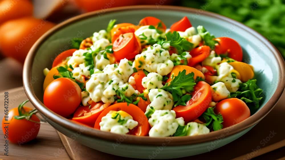 Fresh and vibrant summer salad Fresh and vibrant summer salad