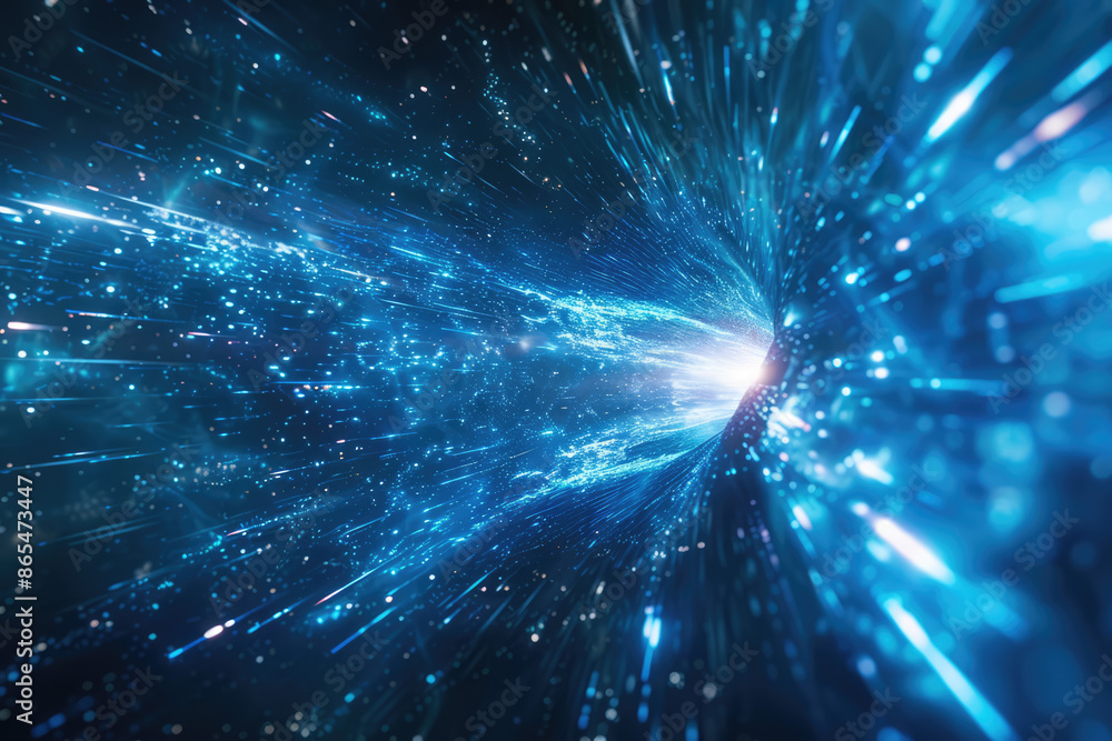a blue and white abstract image of a space with a blue background with stars and lines a blue and white abstract image of a space with a blue background with stars and lines