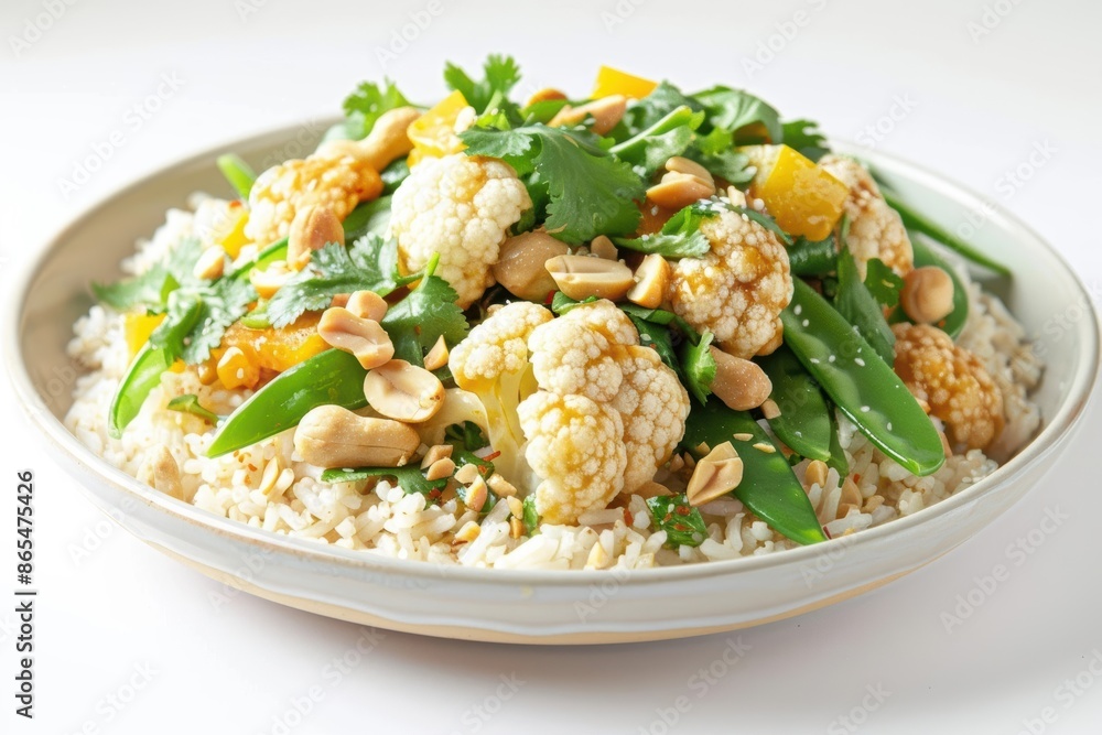 Exquisite Cauliflower Stir-Fry with Toasted Peanuts Exquisite Cauliflower Stir-Fry with Toasted Peanuts