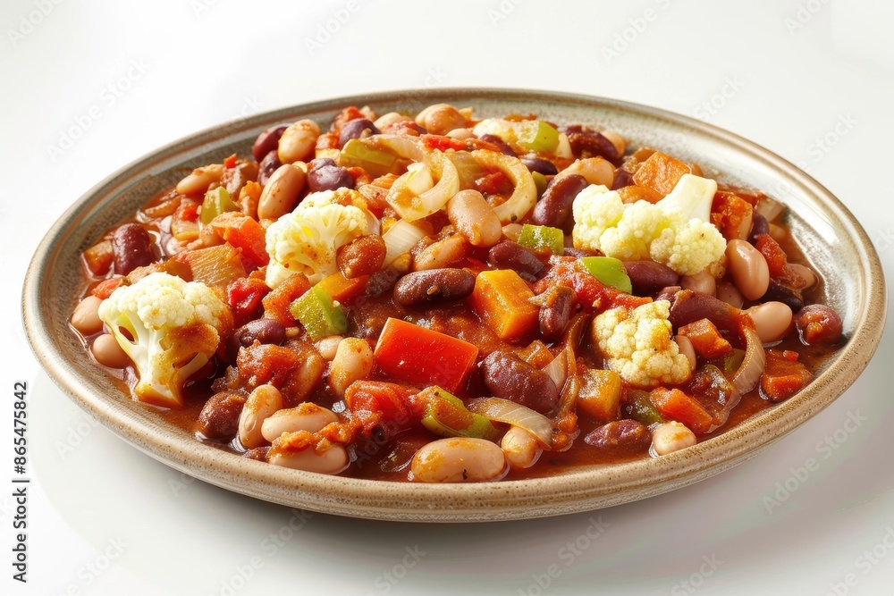 Mouthwatering Vegetable Chili with Grated Cauliflower Mouthwatering Vegetable Chili with Grated Cauliflower