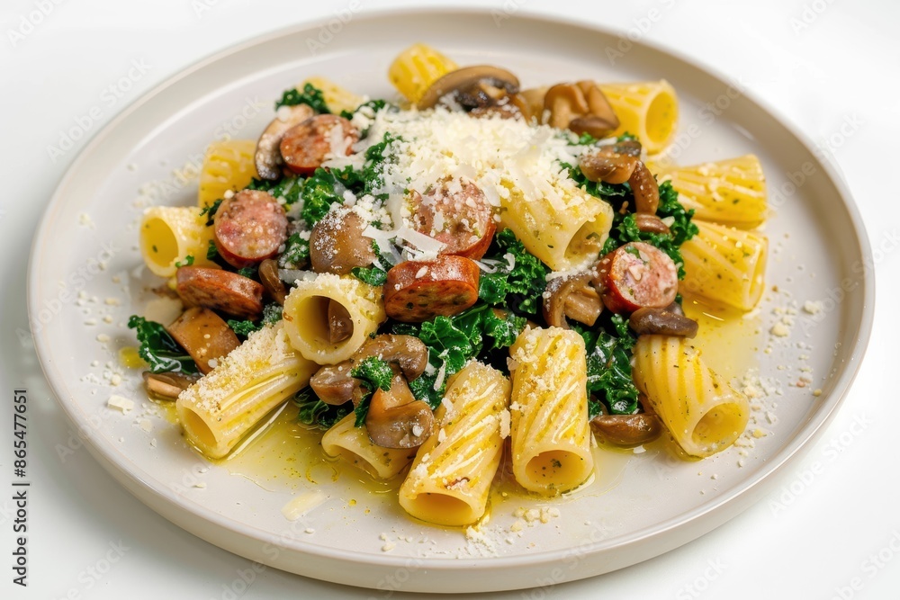 Wholesome Cavatappi Pasta in White Wine Broth Wholesome Cavatappi Pasta in White Wine Broth