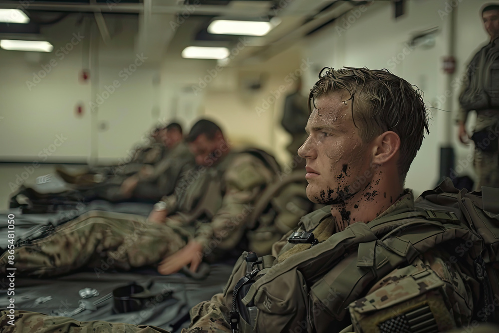 Fototapeta premium hell week at navy SEAL training