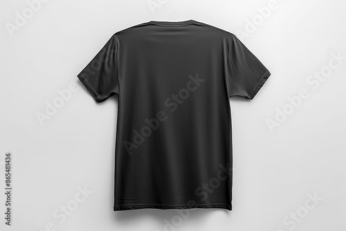 A black shirt with no design on it.