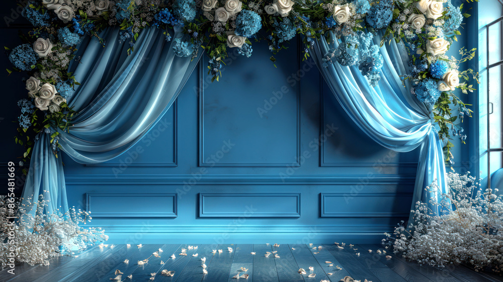 empty podium for wedding on decoration and background modern and luxury concept empty podium for wedding on decoration and background modern and luxury concept