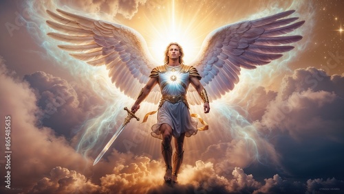 A portrait of an archangel