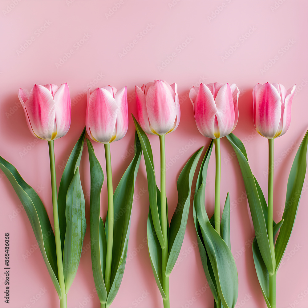 Naklejka premium bouquet of tulips
