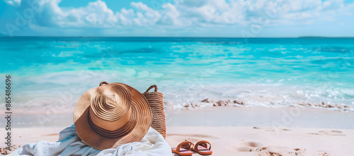 woman relaxing on the beach
