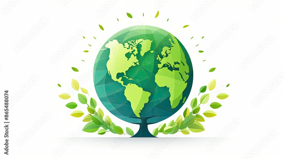 Obraz premium green planet earth