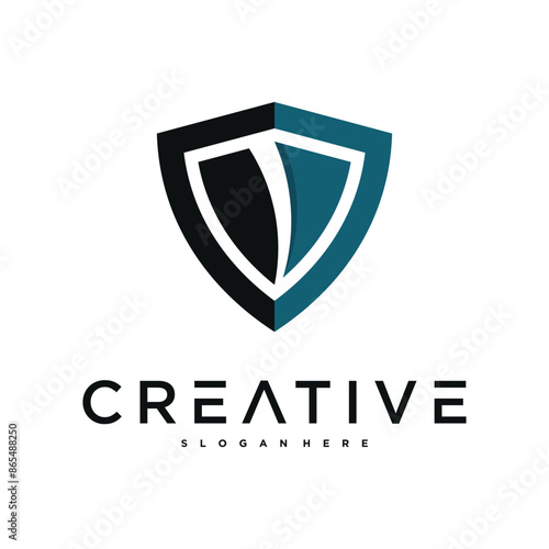 Free Download Shield logo design creative concept. Premium Vector - GFXLoad