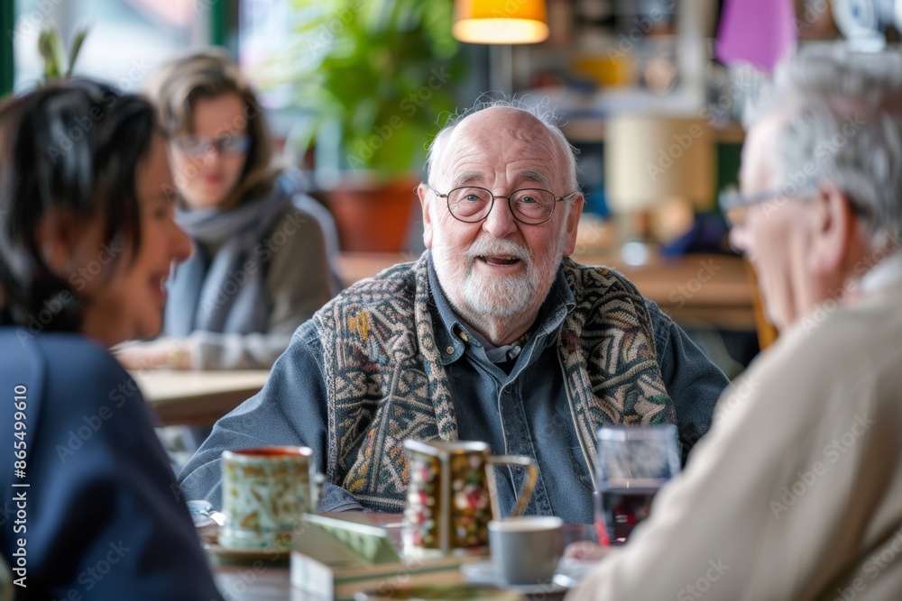 senior people socializing at getting together event, chatting and talking, smiling. retired lifestyle senior people socializing at getting together event, chatting and talking, smiling. retired lifestyle