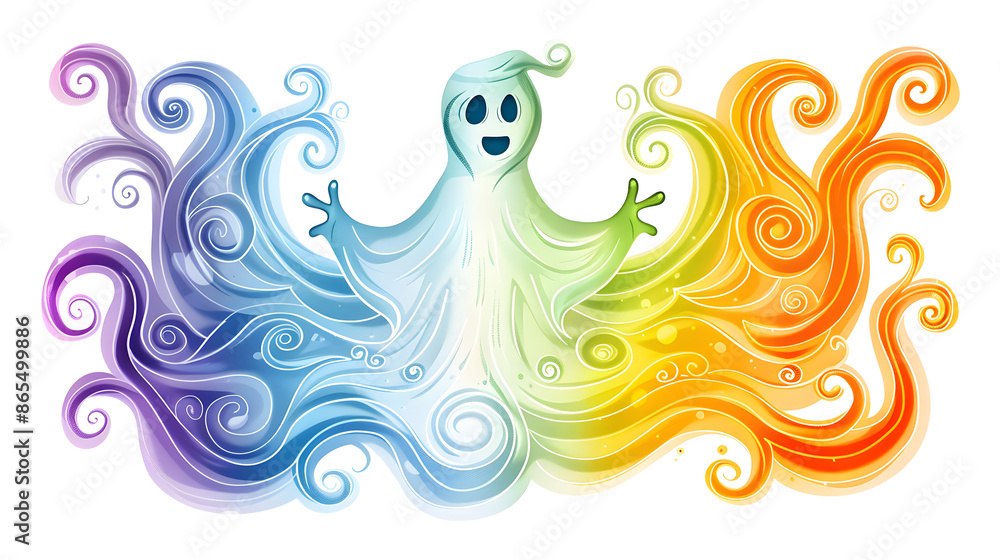 Bunter Halloweengeist, made by AI Bunter Halloweengeist, made by AI