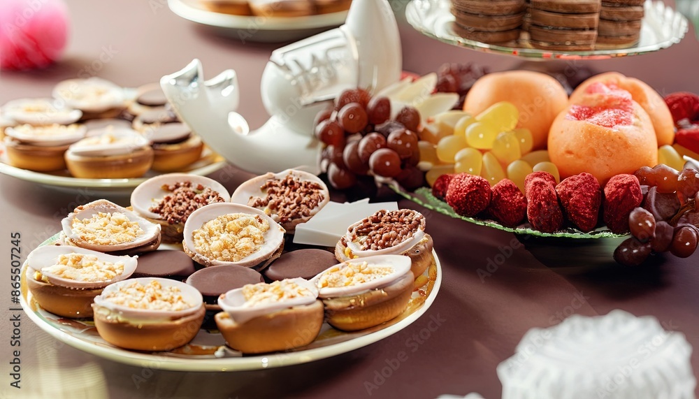 cupcakes with cream and chocolate, muffins with chocolate and nuts, Warm and fresh homemade chocolate muffins on a rustic table, Green grapes, Dark Red Grape, exclusive Food Photography desert items cupcakes with cream and chocolate, muffins with chocolate and nuts, Warm and fresh homemade chocolate muffins on a rustic table, Green grapes, Dark Red Grape, exclusive Food Photography desert items