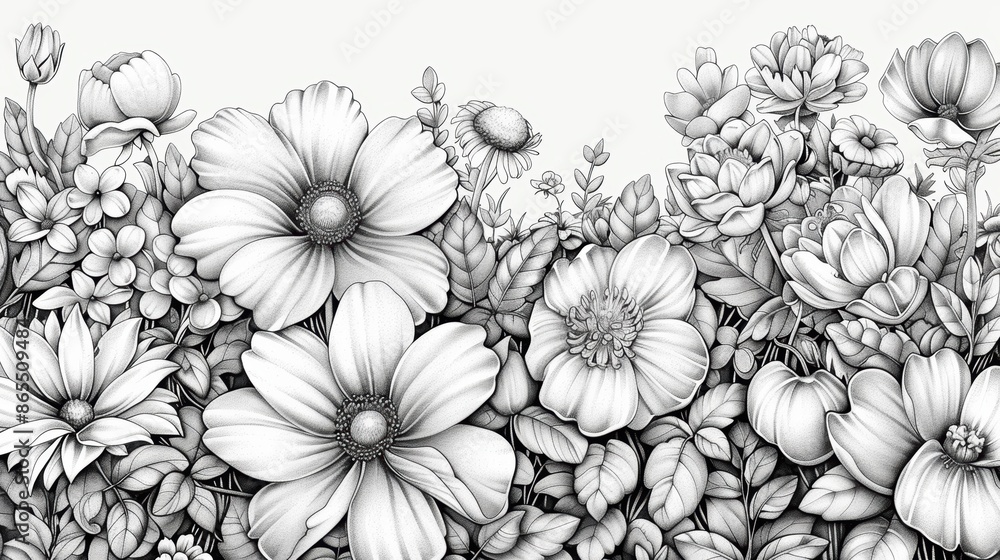 This coloring book is a botanical wonderland, featuring intricate illustrations of flowers, plants, and foliage. Lose yourself in the beauty of nature as you bring these drawings to life with color. This coloring book is a botanical wonderland, featuring intricate illustrations of flowers, plants, and foliage. Lose yourself in the beauty of nature as you bring these drawings to life with color.