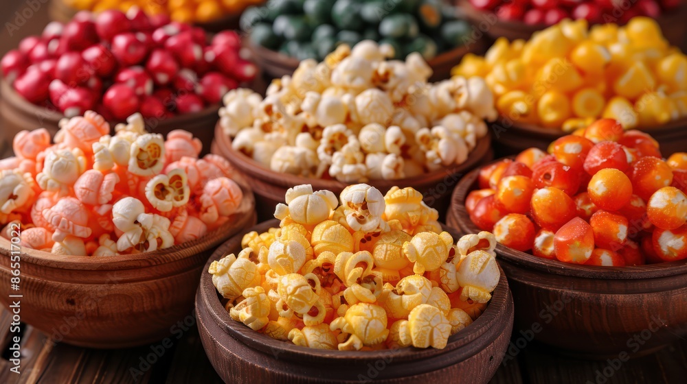 Crispy Popcorn There are many flavors. Crispy Popcorn There are many flavors.