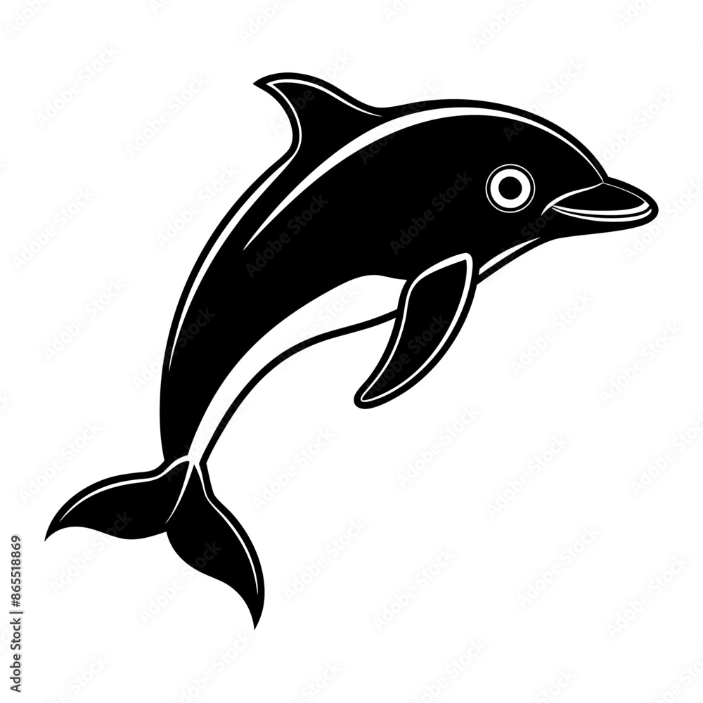 Fototapeta premium dolphin illustration