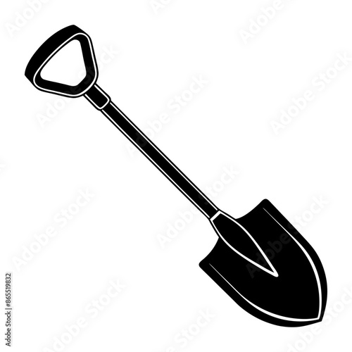 shovel isolated on white background