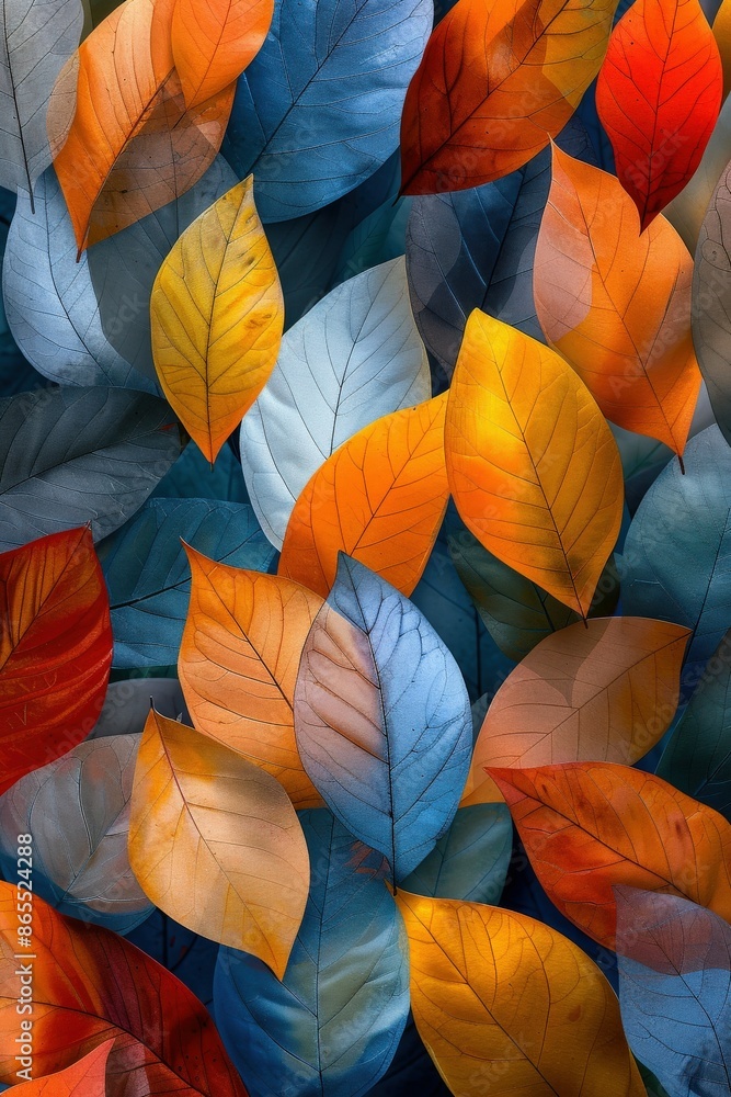 Colorful Autumn Leaves Background Colorful Autumn Leaves Background