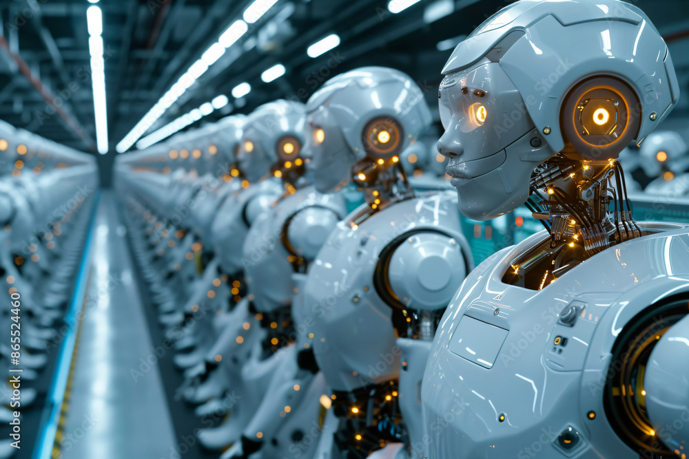 Automated Manufacturing Line with RPA Bots Automated Manufacturing Line with RPA Bots