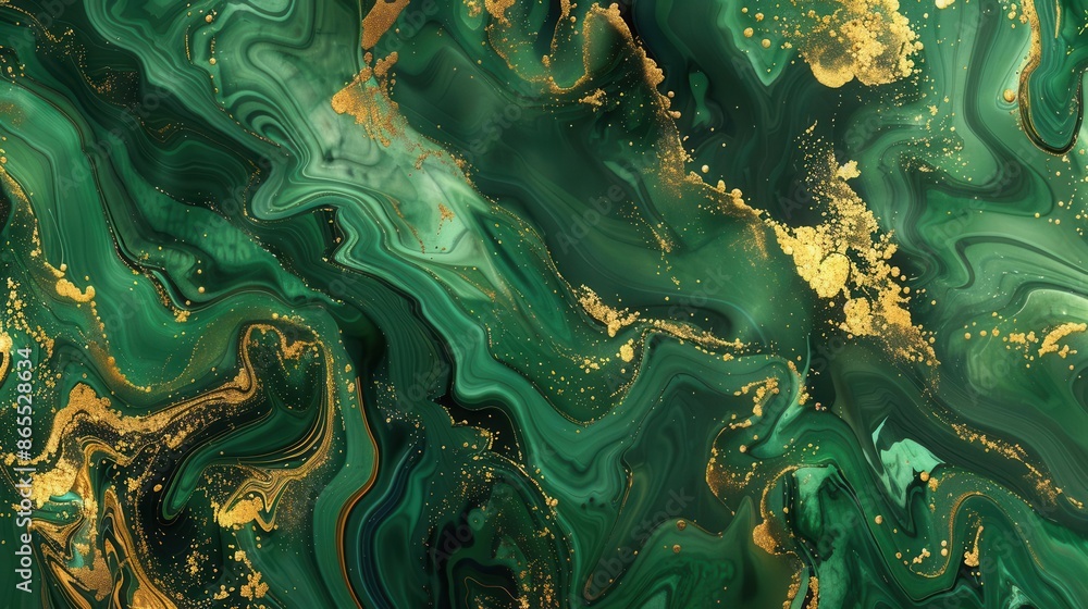 luxurious green and gold marbled texture abstract fluid art background modern wallpaper design luxurious green and gold marbled texture abstract fluid art background modern wallpaper design