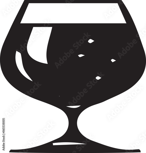 water glass. AI generated.