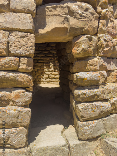 Nuraghe Piscu, Suelli, consists of a truncated cone tower and is one of the most beautiful nuraghi photo