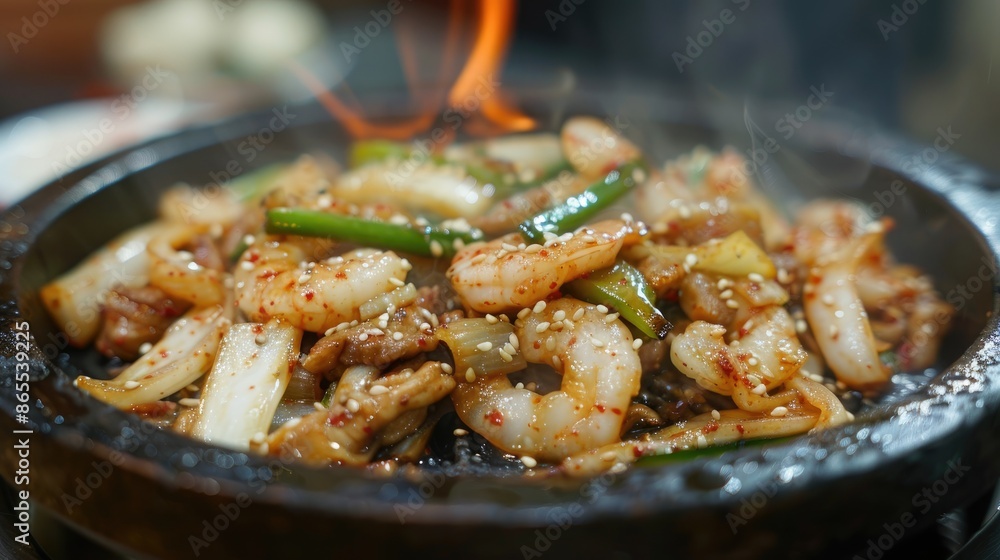 Korean Cuisine Zesty Stir Fried Sundae Korean Cuisine Zesty Stir Fried Sundae