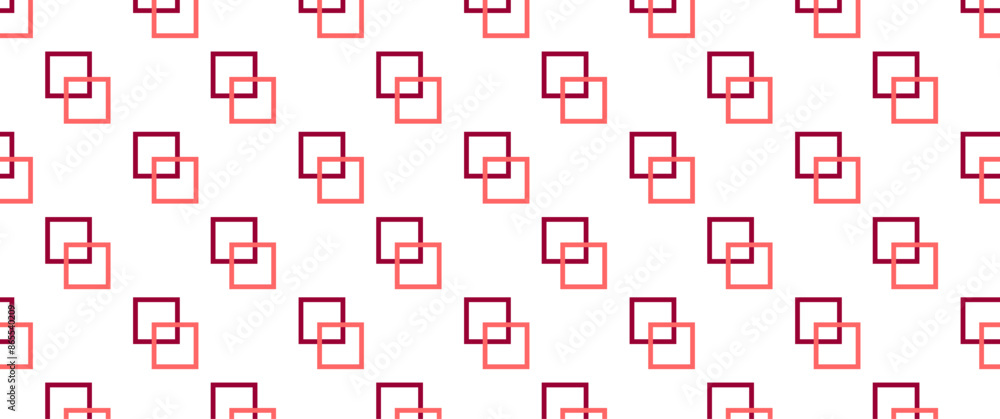 Seamless pattern with squares. Geometric shapes on white background. For fabric design, packaging, certificate, wrapping paper. Vector illustration Seamless pattern with squares. Geometric shapes on white background. For fabric design, packaging, certificate, wrapping paper. Vector illustration
