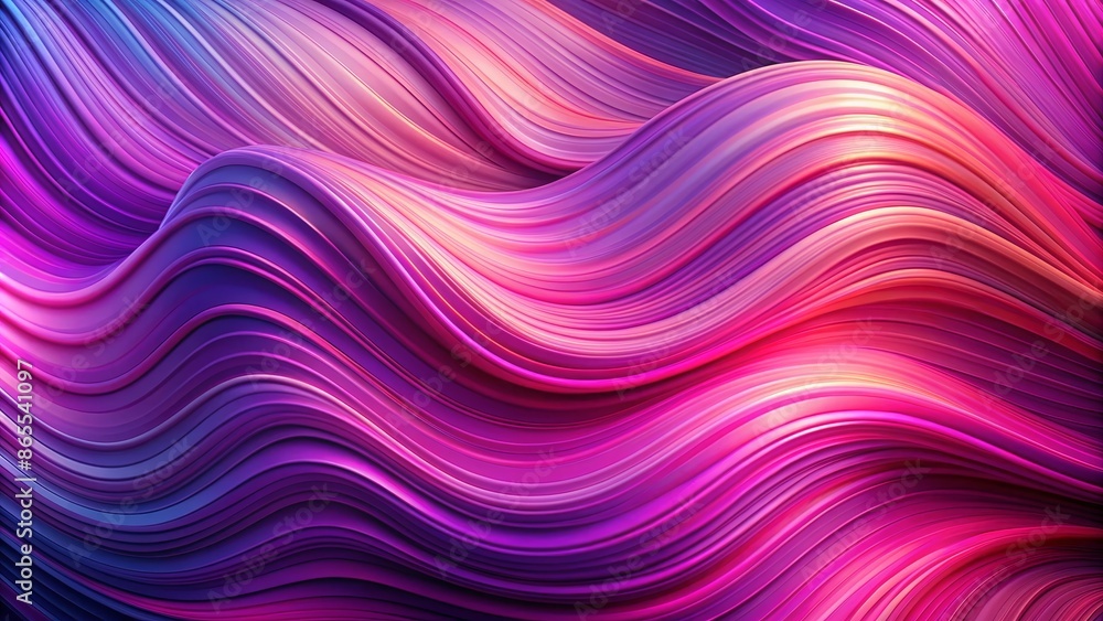 Abstract Purple and Pink Wavy Lines - Digital 3D Rendered Graphic Design Abstract Purple and Pink Wavy Lines - Digital 3D Rendered Graphic Design