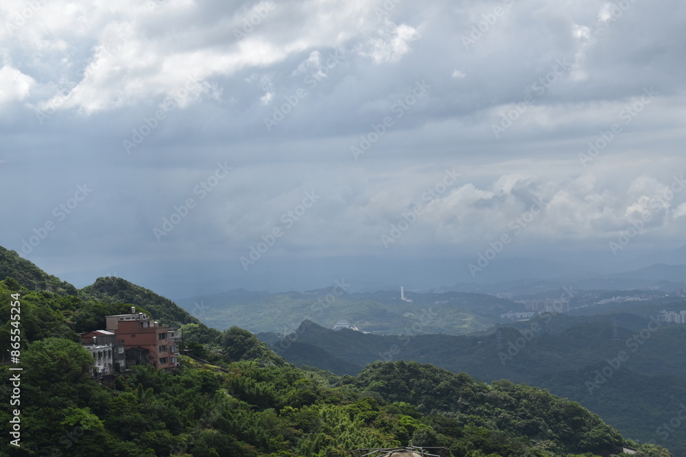 Fototapeta premium clouds over the mountains